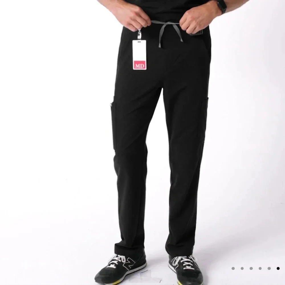 Figs Men's Axim Black Cargo Scrub Pants Size XL Short‎ XLS